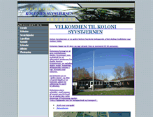 Tablet Screenshot of koloni-syvstjernen.dk